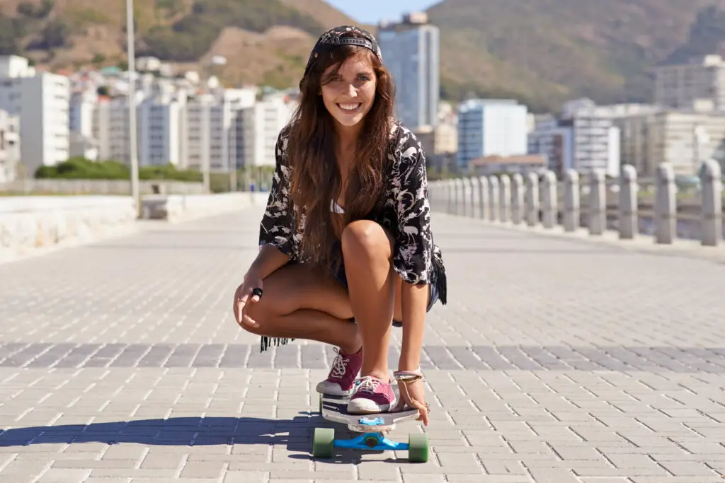 Skating Girl excited to hear about Community Pregnancy clinics free STI testing in Naples